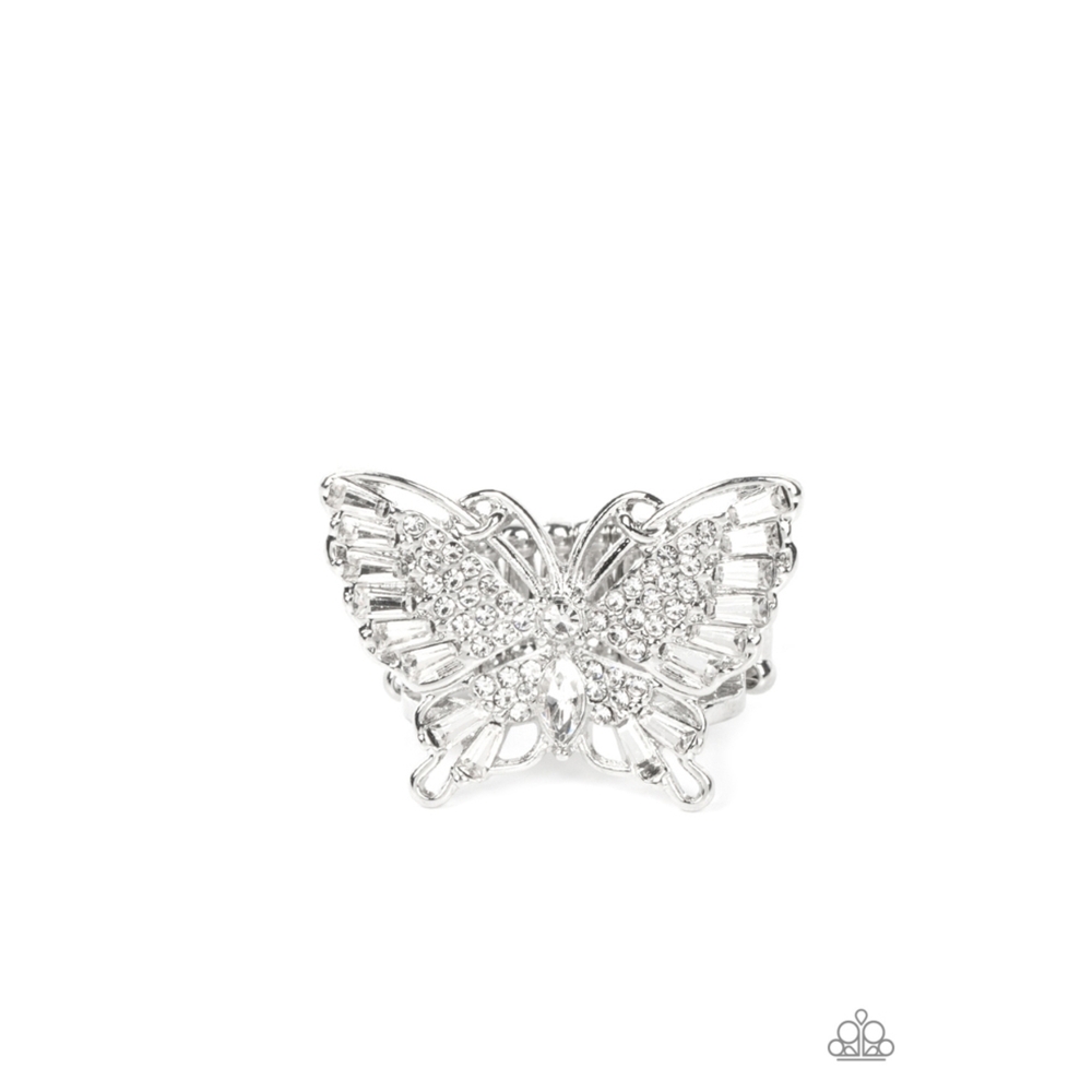Beautiful Silver Butterfly Ring